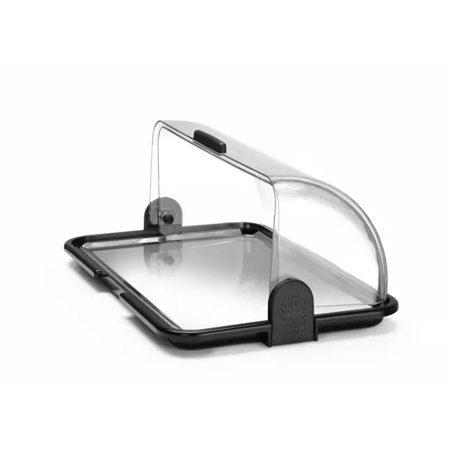 HENDI Roltop display – Koelen en verwarmen – 465x315x195 mm – Transparant – Vaatwasmachinebestendig