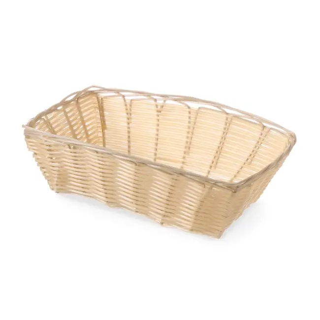 HENDI Broodmand rechthoekig van PP met ijzerdraad - 225 x 150 x 65 mm