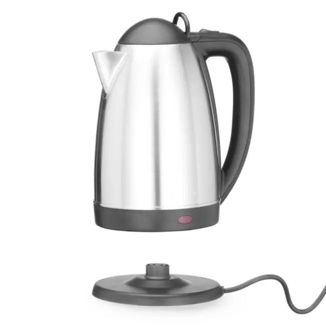 HENDI Elektrische waterkoker – 2,5 L – 2150W – 360° draaibaar – RVS – Droogkookbeveiliging