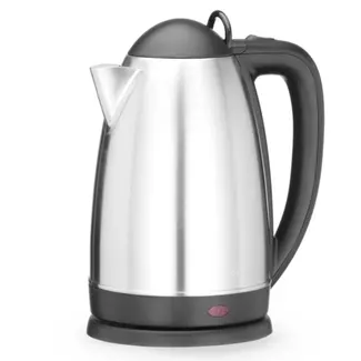 HENDI Elektrische waterkoker – 2,5 L – 2150W – 360° draaibaar – RVS – Droogkookbeveiliging