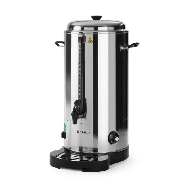 HENDI Dubbelwandige ketel – 9L – energiebesparend – roestvrij staal – eenvoudig te reinigen