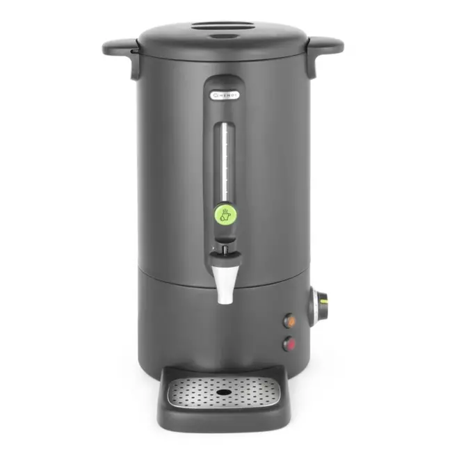 HENDI Warme dranken ketel – mat zwart – 16L – non-drip kraan – instelbare temperatuur