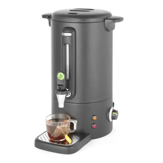 HENDI Warme dranken ketel – mat zwart – 16L – non-drip kraan – instelbare temperatuur