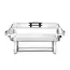 HENDI Complete chafing dish set – roestvrij staal – GN 1/1 – set van 4 stuks – vaatwasmachinebestendig