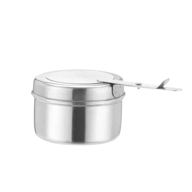 HENDI Chafing dish – Gastronorm 1/1 – Hoogglans deksel – Inclusief brandpastahouders – 9L – RVS