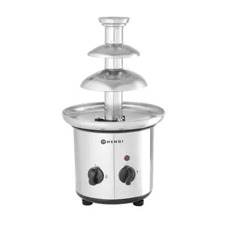 HENDI Chocoladefontein – 3 lagen – roestvrij staal – 1-1,5 kg capaciteit – 230V/170W