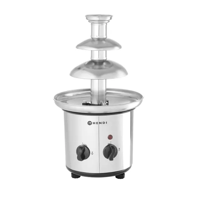 HENDI Chocoladefontein – 3 lagen – roestvrij staal – 1-1,5 kg capaciteit – 230V/170W