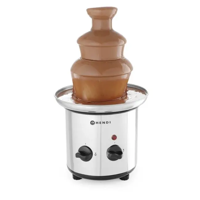 HENDI Chocoladefontein – 3 lagen – roestvrij staal – 1-1,5 kg capaciteit – 230V/170W