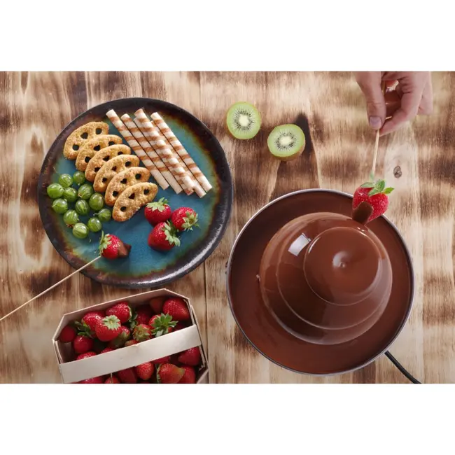 HENDI Chocoladefontein – 6 lagen – roestvast staal – temperatuur tot 150°C – capaciteit 2,5-8 kg