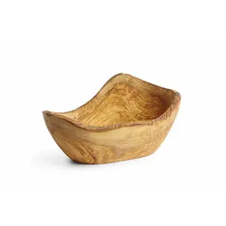 HENDI Decoratieve kom van geolied olijfhout - 300 x 190 x 110 mm
