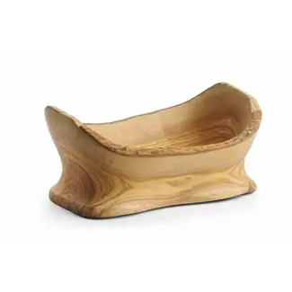 HENDI Decoratieve kom van geolied olijfhout - 365 x 200 x 290 mm