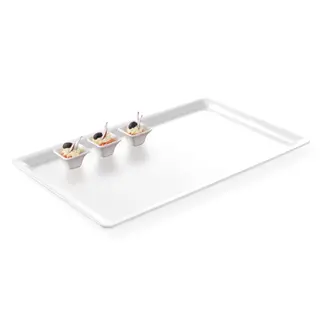HENDI Gastronorm trays – slanke rand – hygiënisch en stootvast – 530x325x20 mm