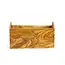 HENDI Ambachtelijke brooddoos – olijfhout – 245x198x194 mm – met handvatten – uniek design