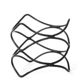 HENDI Ronde anti-slip display standaard – staal met PVC coating – ⌀200x(H)200mm