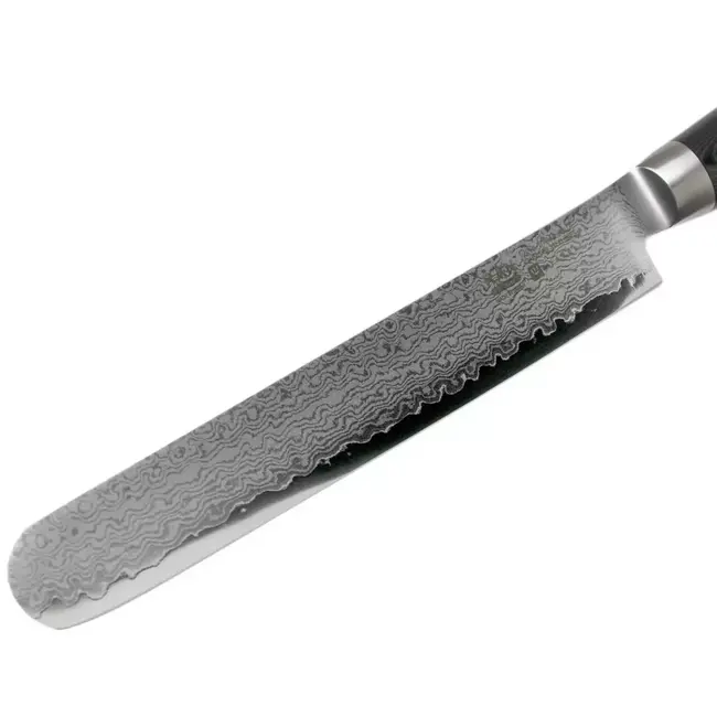 Yaxell Ran Hammes 23 cm – 69 Lagen Damaststaal – VG10 Staal – 61 HRC – Canvas-Micarta Heft