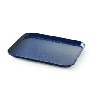 HENDI Compact fastfood dienblad – blauw – 265x345 mm – lichtgewicht polypropyleen