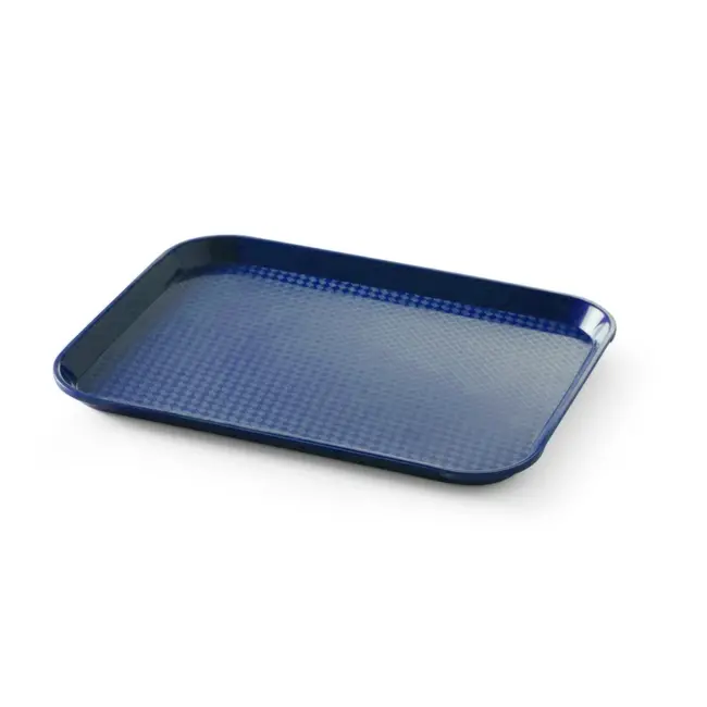 HENDI Compact fastfood dienblad – blauw – 265x345 mm – lichtgewicht polypropyleen
