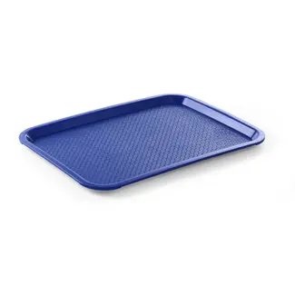 Hendi Medium fastfood dienblad - polypropyleen - blauw - 305x415x20 mm