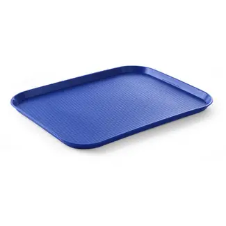 HENDI Groot fastfood dienblad – blauw – 350x450 mm – polypropyleen