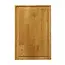 HENDI Eiken serveerplank – met handgrepen – 420x280x40 mm – dubbelzijdig – met perimetergoot