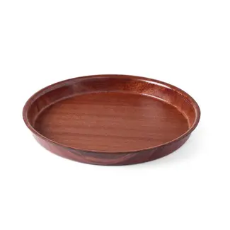 AmerBox Dienblad rond ø320 x 35 mm - mahoniekleur - antisliplaag