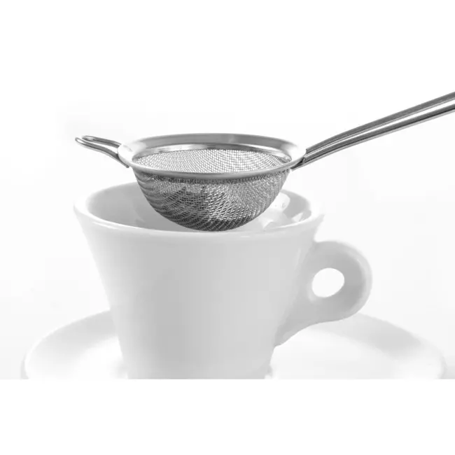 HENDI Theezeef – Fijnmazig – Met draadgreep – Roestvast staal – ⌀70x225 mm