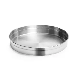 HENDI Rond metalen dienblad – roestvrij staal – vaatwasserbestendig – Ø 315 mm