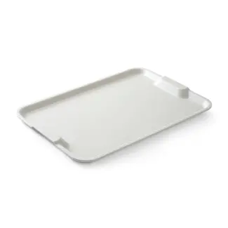HENDI Dienblad met antislip en handvatten – lichtgrijs – 530x370x28 mm