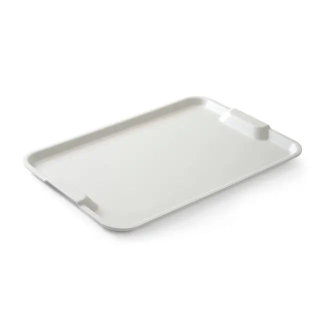 HENDI Dienblad met antislip en handvatten – lichtgrijs – 530x370x28 mm