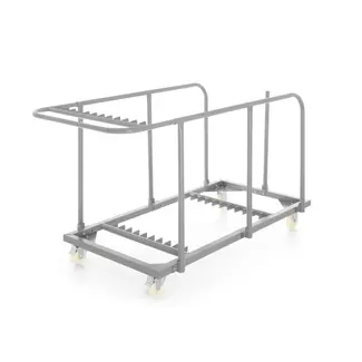 HENDI Inklapbare trolley voor tafels – 1800x850x990 mm – metaal en HDPE – max. 500kg