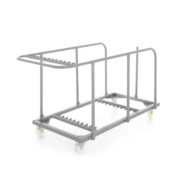 HENDI Inklapbare trolley voor tafels – 1800x850x990 mm – metaal en HDPE – max. 500kg