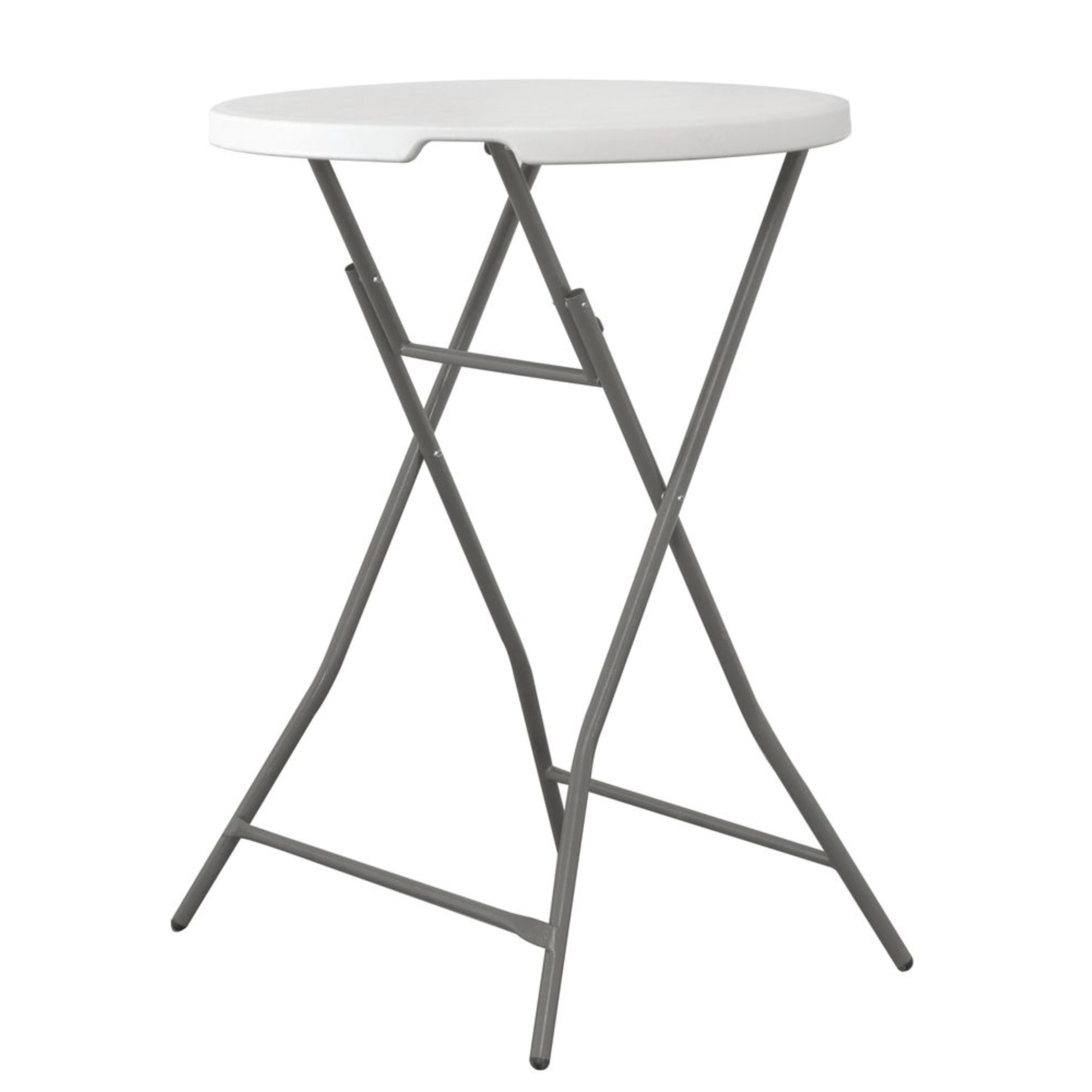 HENDI Inklapbare statafel – rond – draagkracht 80 kg – ⌀800x1100 mm ...