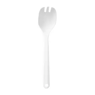 HENDI Saladevork PBT wit 305 x 65 mm voor salade met ophanggat