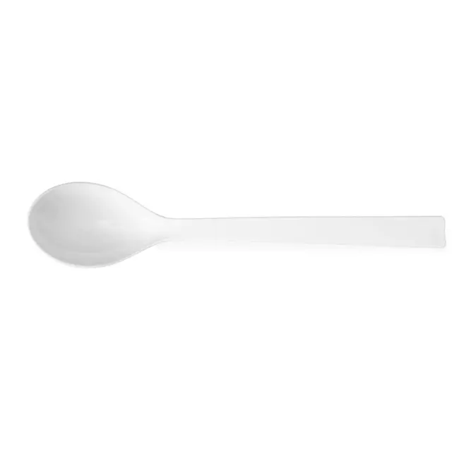 HENDI Saladelepel 335 mm wit van SAN voor buffet en salade op tafel