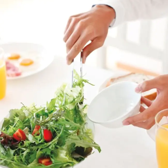 HENDI Transparante serveertang – polycarbonaat – vaatwasmachinebestendig – 230 mm