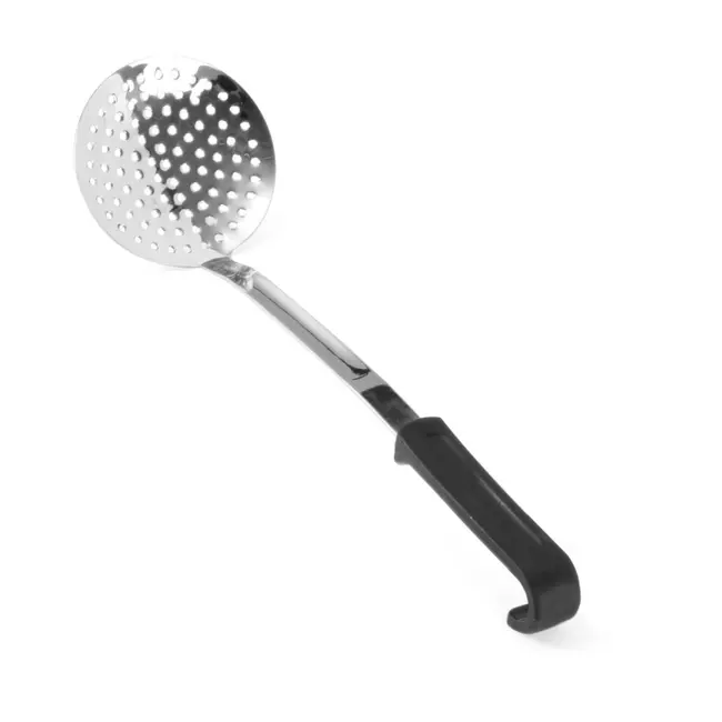 HENDI Ronde schuimspaan – zwart – 370x105 mm – vaatwasserbestendig