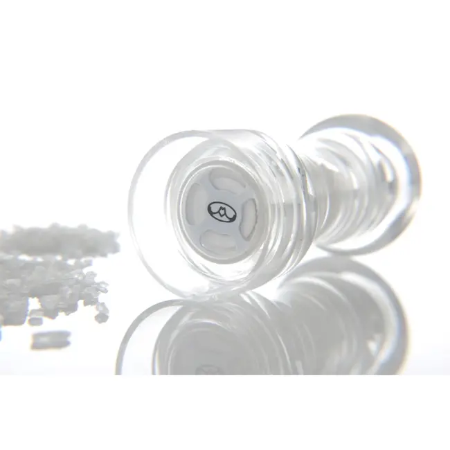 HENDI Transparante zoutmolen – duurzaam keramisch maalmechanisme – 180 mm