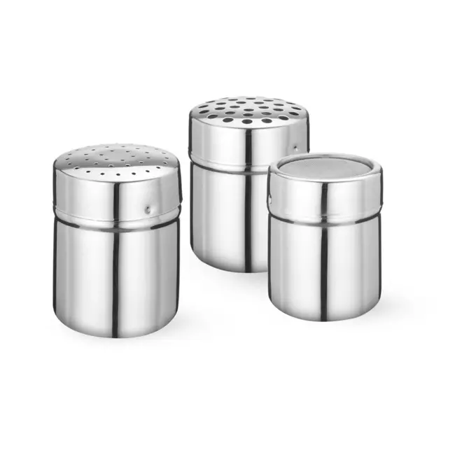 HENDI Poederstrooier met gaas – roestvast staal – Ø55x75 mm