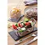 HENDI Snackpan van RVS voor serveren aan tafel, 196 x 95 x 70 mm