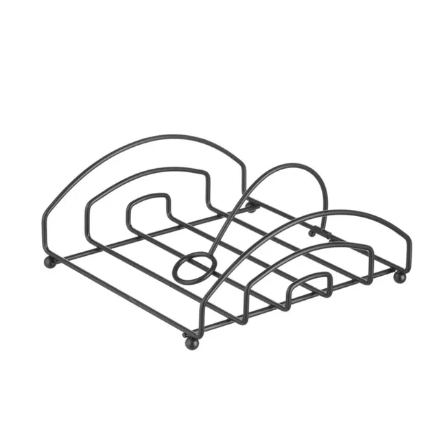 HENDI Servettenhouder – matzwarte poedercoating – 205x210 mm