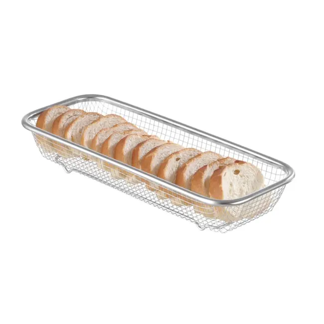 HENDI Serveermandje – Metalen – Roestvast staal – Vaatwasmachinebestendig – 310x125x55 mm