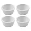 HENDI Set van 4 geribbelde ramekins – 35 ml – stootvast en vaatwasserbestendig