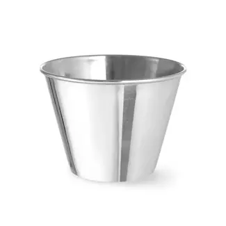 HENDI Ramekin RVS 175 ml, set van 12 stuks met hoogglans afwerking