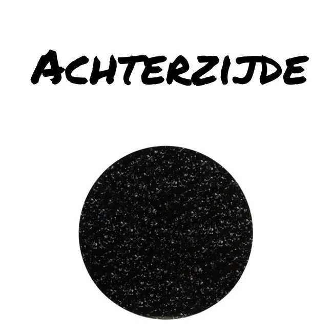 HENDI Rond plateau – leisteen en graniet look – ⌀430 mm – vaatwasserbestendig