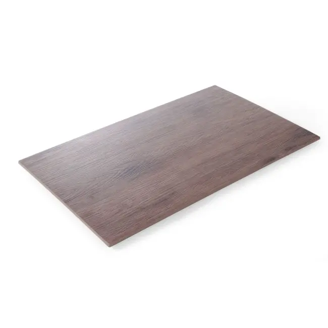 HENDI Hygiënisch en stootvast plateau – 530x325 mm – houten uitstraling – anti-slip voeten – vaatwasmachinebestendig