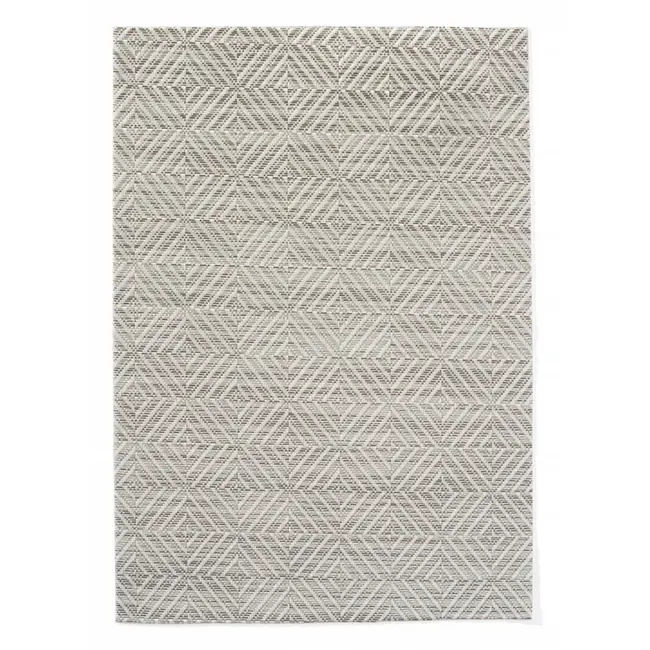 HENDI Geometrisch patroon – placemats – antislip – flexibel – set van 6 – zilver – 450x300 mm