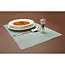 HENDI Set van 6 placemats – geometrisch patroon – antislip – groen – 450x300 mm