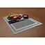 Hendi Set van 6 geweven placemats - antislip - grafiet - 450x300 mm