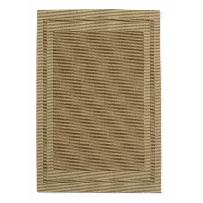 HENDI Set van 6 geweven placemats – antislip – flexibel – beige – 450x300 mm