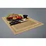 HENDI Set van 6 geweven placemats – antislip – flexibel – beige – 450x300 mm